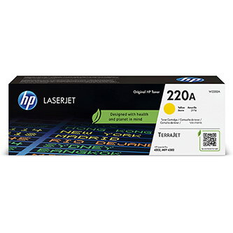 HP originální toner W2202A, yellow, 1800str., HP 220A, HP Color LaserJet Pro MFP 4301, MFP 4303