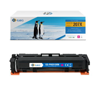 G&G kompatibilní toner s W2213X, magenta, 2450str., NT-PH2213XM, HP 207X, pro HP Color LaserJet Pro M255, MFP M282, M283, N