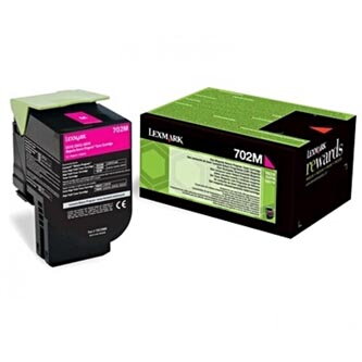 Lexmark originální toner 70C20M0, magenta, 1000str., return, Lexmark CS510de, CS410dn, CS310dn, CS310n, CS410n