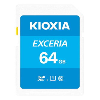 Kioxia Paměťová karta Exceria (N203), 64GB, SDXC, LNEX1L064GG4, UHS-I U1 (Class 10)