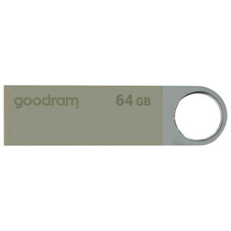 Goodram USB flash disk, USB 2.0, 64GB, UUN2, UUN2, silver, UUN2-0640S0R11