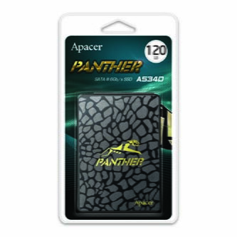 Interní disk SSD Apacer 2.5", SATA III, 120GB, AS340, AP120GAS340G-1 500 MB/s,550 MB/s, Panther