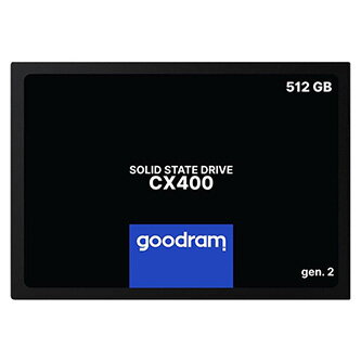 SSD Interní Goodram CX400, SSDPR-CX400-512-G2, 512GB, černá, SATA III
