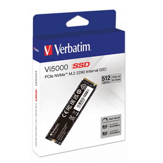 SSD Interní Verbatim Vi5000 M.2, 31825, 512GB, černý, 5000 MB/s-R, NVMe, 2500 MB/s-W