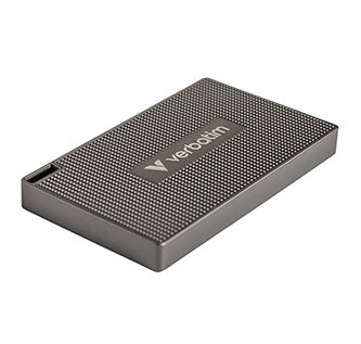 SSD Externí Verbatim Metal Mini SSD, 32031, 1000GB, černá, 2000 MB/s-R, USB C, 1750 MB/s-W