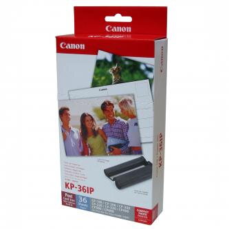 Canon Papír pro termosublimační tiskárny, papír, s inkoustovou kazetou typ bílý, CP-220, 330, 10x15cm, 4x6", 36 ks, KP36IP, termos