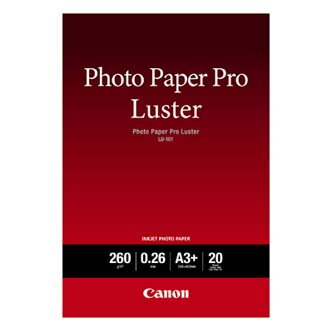 Canon Photo Paper Pro Luster, foto papír, lesklý, bílý, A3+, 13x19", 260 g/m2, 20 ks, 6211B008, inkoustový