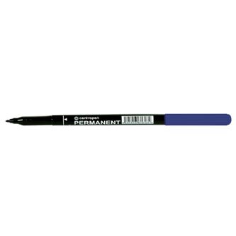 Centropen, popisovač 2536, modrý, 12ks, 1mm, alkoholová báze, cena za 1ks
