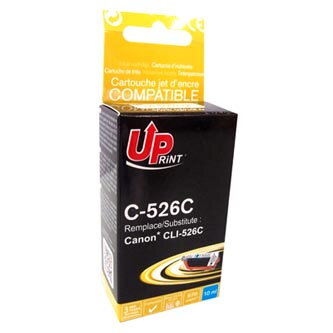 UPrint kompatibilní ink s CLI526C, cyan, 10ml, C-526C, s čipem, pro Canon Pixma  MG5150, MG5250, MG6150, MG8150