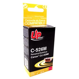UPrint kompatibilní ink s CLI526M, magenta, 10ml, C-526M, s čipem, pro Canon Pixma  MG5150, MG5250, MG6150, MG8150
