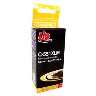 UPrint kompatibilní ink s CLI551M XL, magenta, 695str., 11ml, C-551XLM, high capacity, pro Canon PIXMA iP7250, MG5450, MG6350