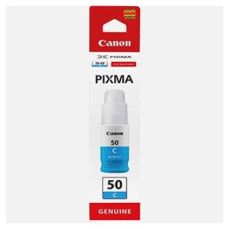 Canon originální ink GI-50 C, cyan, 7700str., 9ml, 3403C001, Canon PIXMA G5050, G6050, GM2050