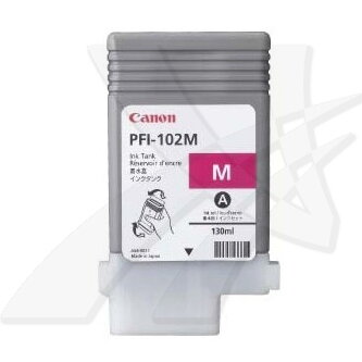 Canon originální ink PFI102M, magenta, 130ml, 0897B001, Canon iPF-500, 600, 700