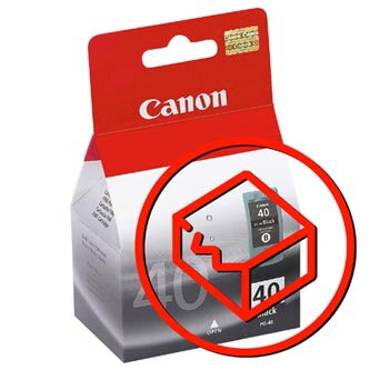 Canon originální ink PG40, black, 490str., 16 mlml, 0615B001, Canon iP1600, iP2200, MP150, MP170, MP450