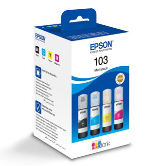 Epson originální ink C13T00S64A, 103, T00S64A, CMYK, Epson EcoTank L3151, L3150, L3111, L3110