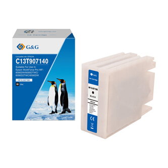 G&G kompatibilní ink s C13T907140, black, NP-E-9071BK, pro Epson WorkForce Pro WF-6090DW
