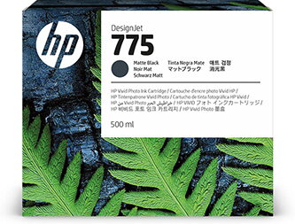 HP originální ink 1XB22A, HP 775, Matte Black, 500ml