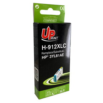 UPrint kompatibilní ink s 3YL81AE, HP 912XL, cyan, 825str., pro HP Officejet 8012, 8013, 8014, 8015 OJ Pro 8020