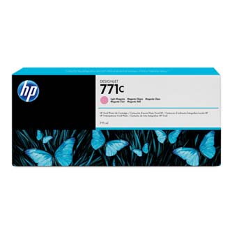 HP originální ink B6Y11A, HP 771C, light magenta, 775ml, HP Designjet Z6200, Z6600, Z6800