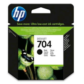 HP originální ink CN692AE, HP 704, černá, 480str., 6mlml, HP Deskjet 2060