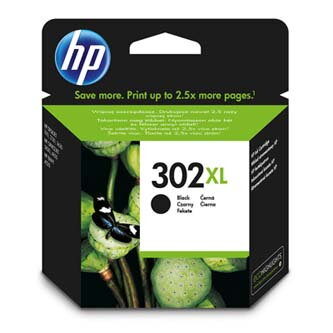 HP originální ink F6U68AE, HP 302XL, black, HP OJ 3830,3834,4650, DJ 2130,3630,1010, Envy 4520