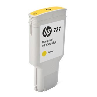 HP originální ink F9J78A, HP 727, yellow, 300ml, HP DesignJet T1530,T2530,T930,T1500,T2500,T920