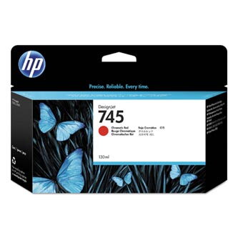 HP originální ink F9K00A, HP 745, chromatic red, 130ml