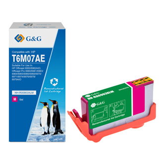G&G kompatibilní ink s T6M07AE, magenta, 825str., NH-R00903XLM, pro HP Officejet Pro 6960/6961/6963/6964/6965/6966/6968