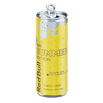Energy drink, Summer edition, 24ks v kartonu, cena za 1ks, Red Bull sudachi limetka