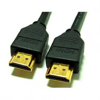 Kabel HDMI M- HDMI M, HDMI HIGH SPEED with ETHERNET, 1m, zlacené konektory, černá