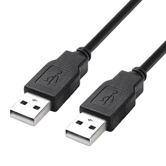 Kabel USB (2.0), USB A M- USB A M, 1.8m, šedý, High Speed