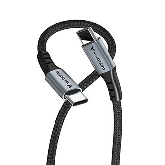 Verbatim USB kabel USB C samec - USB C samec, 100W, 1.2m, černý, box, 31846