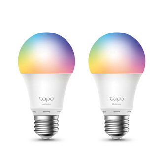 LED žárovka TP-LINK E27, 220-240V, 8.7W, 806lm, 6000k, RGB, 15000h, chytrá Wi-Fi žárovka, 2- pack