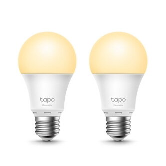 LED žárovka TP-LINK A27, 220-240V, 8.7W, 806lm, 2700k, teplá, 15000h, stmívatelná chytrá Wi-Fi žárovka, 2- pack