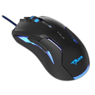 E-Blue Myš Mazer RX, optická, 6tl., 1 kolečko, drátová (USB), černá, 2500DPI, herní