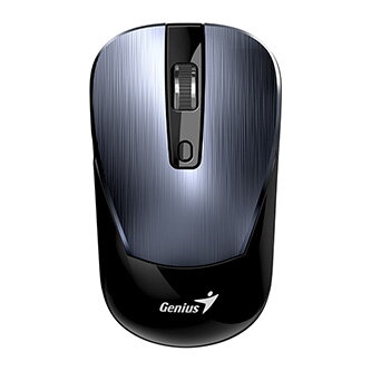 Myš bezdrátová, Genius NX-7125, kovově šedá, optická, 1200DPI