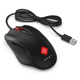 Myš drátová, HP OMEN Vector Gaming, černá, optický, 16000DPI