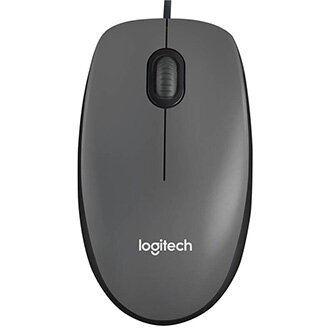 Myš drátová, Logitech M90, šedá, optická, 1000DPI