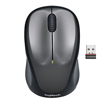 Logitech Myš M235, 1000DPI, 2.4 [GHz], optická, 3tl., 1 kolečko, bezdrátová, černá, 1 ks AA, k notebooku, univerzální