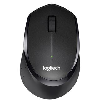 Logitech Myš M330, 1000DPI, 2.4 [GHz], optická, 3tl., 1 kolečko, bezdrátová, černá, 1 ks AA