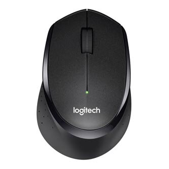 Logitech Myš B330, 1000DPI, 2.4 [GHz], optická, 3tl., 1 kolečko, bezdrátová, černá, 1 ks AA