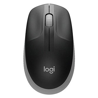 Myš bezdrátová, Logitech M190, šedá, optická, 1000DPI