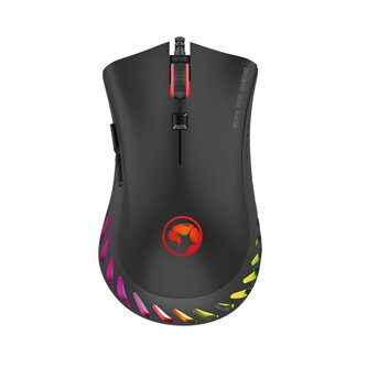 Marvo Myš G985, 10000DPI, optika, 7tl., 1 kolečko, drátová USB, černá, herní, podsvícená