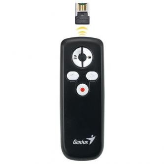 Prezenter 2.4Ghz, media pointer, USB, plug & play, černý