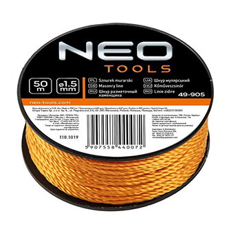 Zednický provázek 50 m 49-905, NEO TOOLS