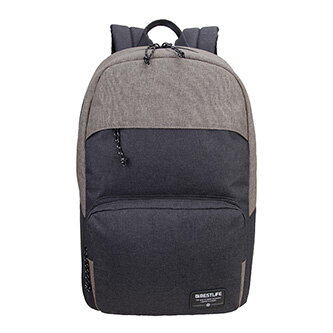 Batoh na notebook 15,6", Alpha, hnědý z polyesteru, Bestlife