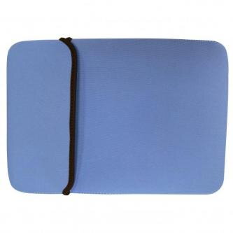 Obal na netbook 10,1", Reverse, modro-hnědý z neoprénu, Logo
