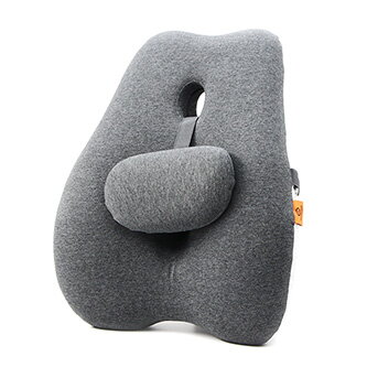 Bederní opěrka, bedra, ergonomický, šedá, paměťová pěna, Powerton