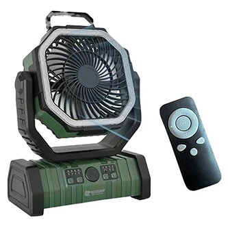 Ventilátor FRT_HC_031, aku, 5V, 20000 mAh, slouží i jako powerbanka, LED, USB-C, Format1