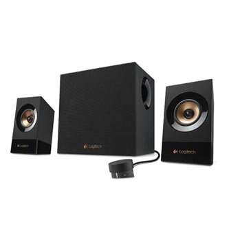 Logitech reproduktory Z533, 2.1, 60W, ovládací panel, černé, výborné basy, 3.5mm Jack, RCA-Cinch konektor